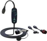 EcoVolter II PRO - stație de încărcare portabilă inteligentă de 11 kW, 3x16 A, cablu de 10 m, aplicație (BT), set BASIC, tip 2 (EcoVolter II PRO - 3x16A-10m (Offline))