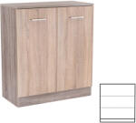 Leziter Miami komód 2 ajtós 80x92 cm sonoma tölgy-yorki tölgy (LMK2ASTYT) - everyo