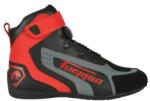 Furygan V4 Easy D3O Cizme de motocicletă negru-roșu (FUR3135-108)