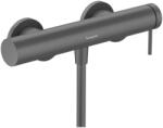 Hansgrohe Tecturis S Egykaros zuhanycsaptelep falsíkon kívüli szereléshez, Szálcsiszolt Fekete Króm 73622340 (73622340)