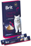 Brit Premium Recompense pentru pisici Brit Premium Creamy Treats Chicken 6 buc x 15 gr