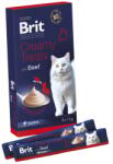 Brit Premium Recompense pentru pisici Brit Premium Creamy Treats Beef 6 buc x 15 gr
