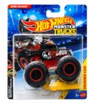 Mattel Masinuta Hot Wheels, Monster Truck, Crushed Car, Bone Shaker, JKJ93