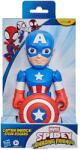 Spidey and His Amazing Friends Mega figurina Spidey And His Amazing Friends, Capitan America, Steve Rogers, G2462 Figurina