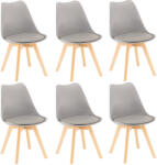 Leziter Silla étkezőszék 6 db szürke színben (DA232AG_6) - snaigeshop
