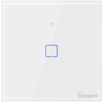SONOFF TX T1 EU 1C WiFi + RF vezérlésű, távvezérelhető, érintős villanykapcsoló (fehér) (SON-KAP-TXT11)