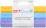 Prym Suport bobine de diametru 26 mm, 3 buc galben/albastru/liliac Bobbin Boat Prym (611984) - cusutsibrodat