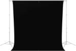Westcott Szövet Háttér - Fotó-Stúdió Háttér - 270cm x 300cm (fekete) (WST-133)