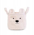 Childhome Plüss játéktároló doboz 25 x 20 x 20 cm Teddy bear Off white (CCBTW20)