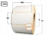  100x60 címke fehér termotranszfer 2500 db 76 ragasztó Hotmelt (epap-100-60-2500-76-hot-per)