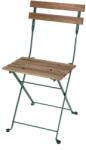 Esschert Design Зелен и бежов метален градински стол - Esschert Design (ZEE-MF043)