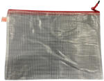 OPTIMA Mapa plastic A4 cu fermoar, OPTIMA Mesh (OP-5110280A4-07)