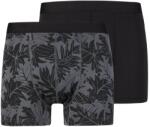 Stoic Мъжко синтетично термобельо Stoic TrosaSt. Boxer 2-Pack Boxer shorts - Ink Grey Aop / Black - размер XL (014-2412-0714)