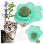 Wesoły Pupil Macskajáték forgó Macskamenta Golyós ragasztható Mancs mentával (CAT ROTATING MINT BALL sticky PAW)