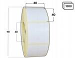  40x40 mm címkék, fehér, hőátvitel, 1500 db/tekercs, 40 tekercs, Zebra (epap-40-40-1500-40-akr)