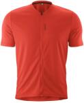 Gonso Мъжка фланелка с къс ръкав за колоездене Gonso Sitivo Jersey Green Cycling jersey - Paprika Flame (056-4109-0311)