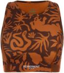 PEPPERMINT Дамски спортен сутиен Peppermint Women's Signature High-Neck Bra Sports bra - Wild Rosewood - размер XS (114-3732-0111)