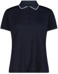 CMP Дамска поло тениска CMP Women's Polo Stretch Piquet Polo shirt - Black Blue - размер 40 (EU) (916-1606-0814)