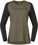 Norrøna Дамска фланелка с дълъг ръкав за колоездене Norrøna Women's Fjørå Equaliser Lightweight Long Sleeve Cycling jersey - Olive Night (156-2576-0313)