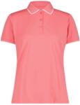 CMP Дамска поло тениска CMP Women's Polo Stretch Piquet Polo shirt - Coral - размер 46 (EU) (916-1606-0917)