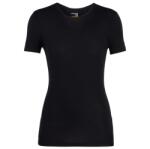 Icebreaker Дамско мериносово термобельо Icebreaker Women's 175 Everyday S/S Crewe Merino base layer - Black - размер XL (115-0918-0115)
