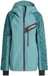 adidas Terrex Дамско ски яке Adidas terrex Women's Terrex Techrock Hybrid Primeknit CP+ Ski jacket - Aurora Ivy / Preloved Teal (104-6112-0113)