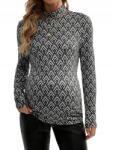 Shein Kismama Blúz Geometrikus Mintával M
