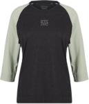 Stoic Дамска фланелка с къс ръкав за колоездене Stoic Women's PerformanceMerino LofsdalenSt. MTB 3/4 Tee Cycling jersey - Light Agave Green / Black - размер XXL (156-2839-0216)