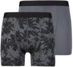 Stoic Мъжко синтетично термобельо Stoic TrosaSt. Boxer long 2-Pack Synthetic base layer - Ink Grey AOP / Black (014-2563-0113)
