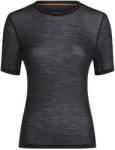 Icebreaker Дамски долна фланелка с къс ръкав Icebreaker Women's Mer 75 Cool-Lite Featherlight SS Crewe T-shirt - Black - размер XL (114-3462-0115)