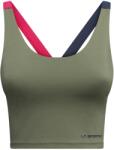 La Sportiva Дамски спортен сутиен La Sportiva Women's Cosmosis Bra Tank Sports bra - Cypress / Night Sky - размер XS (114-3895-0212)