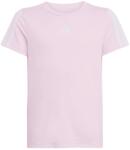 adidas Детска спортна тениска adidas Kid's Training Essential 3 Stripes Tee T-shirt - Clear Pink / White - размер 170 (EU) (704-4542-0516)
