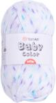 YARNART Baby Color 201 fonal fehér, kék és lila színben (201)