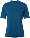 Vaude Фланелка с къс ръкав за колоездене Vaude Women's Qimsa Pro Half Zip Shirt Cycling jersey - Shore Blue - размер 44 (EU) (156-2799-0315)