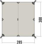 TATONKA Навес Tatonka Tarp 2 TC Tarp - Sand Beige - размер One Size (563-0193-0111) Палатка