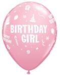Qualatex Szülinapi lufi 11" 28cm 6db Birthday Girl, 17921 (LUFI685070)
