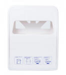 ALPHA WC ülőke papír adagoló fehér 232x56x302mm - atadcleankft
