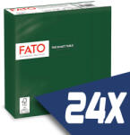 FATO Szalvéta 33x33cm erdőzöld 2 rétegű 50 lap/csomag (24 csomag) - atadcleankft