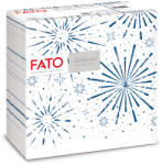 FATO Airlaid karácsonyi szalvéta 40x40cm Incanto Blue 50 lapos - atadcleankft
