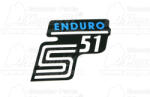  matrica SIMSON 51 deknire enduro kék (190810)