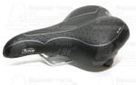  kerékpár nyereg Selle Monte Grappa FUTURE MAN CITYLINE. Rugózás: elasztomer, felsőrész: műbör, Súly: 494 gr. Méret: 275x170 mm