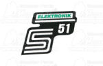  matrica SIMSON 51 deknire elektronic zöld (193000)