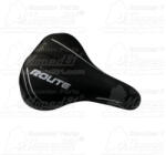  kerékpár nyereg fekete/ezüst MTB BRAVA női felsőrész: műbőr, Súly: 570 gr. Méret: 255x195 mm