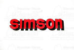  matrica SIMSON tankra piros