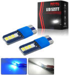 T10 led kék-fehér színváltós 2db (1144) - valtogomb