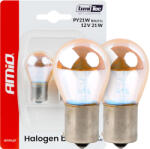  P21W BA15S izzó 2db amber chrome (5903293046272) - valtogomb