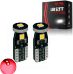  T10 led piros 2db (457P) - valtogomb