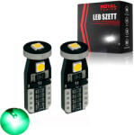  T10 led zöld 2db (457Z) - valtogomb