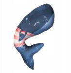 Babybites Baby Bites Szoptatós párna Whale 100 x 55 cm Navy Blue (8425402074831)