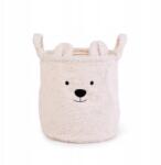 Childhome Plüss játéktároló 30 x 30 x 30 cm Teddy bear Off white (CCBTW30)